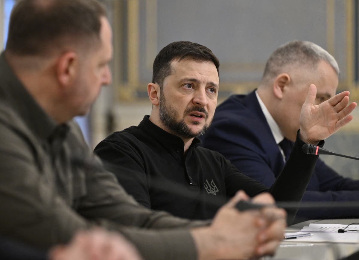 Russia Ukraine war latest: Zelensky welcomes diplomatic end to Putin’s war and hints at role for foreign troops
