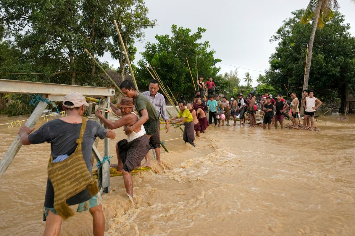 Myanmar's economy set to contract as floods and fighting take heavy toll, the World Bank says