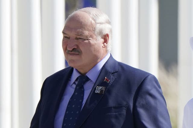 Alexander Lukashenko has been President of Belarus for 30 years (Andrew Matthews/PA)