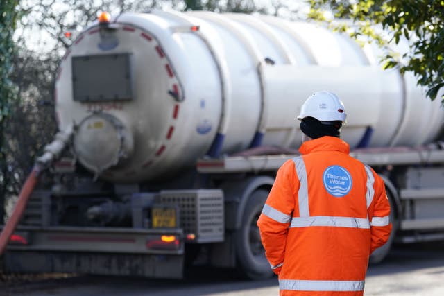 Thames Water is in £16 billion of debt (Andrew Matthews/PA)