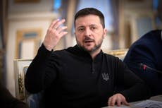 Ukraine-Russia war latest: Zelensky won’t sacrifice young troops to Putin’s forces for more weapons from West