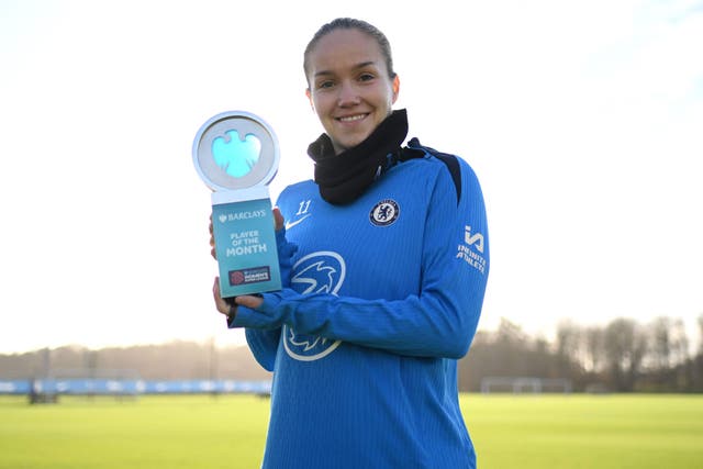 Guro Reiten has been named Barclays Player of the Month for November (handout)