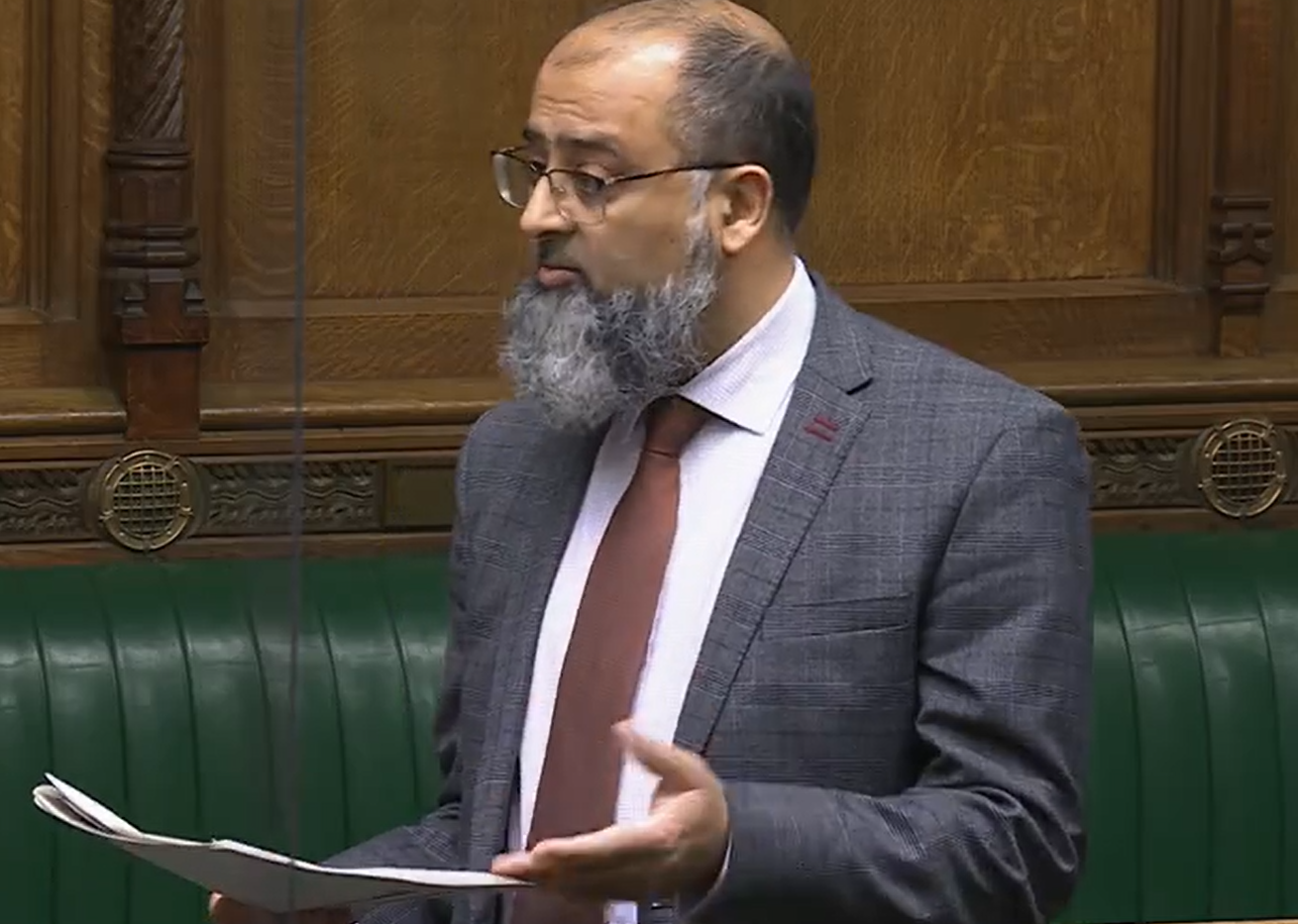 Independent MP Iqbal Mohamed addresses the Commons (PA)