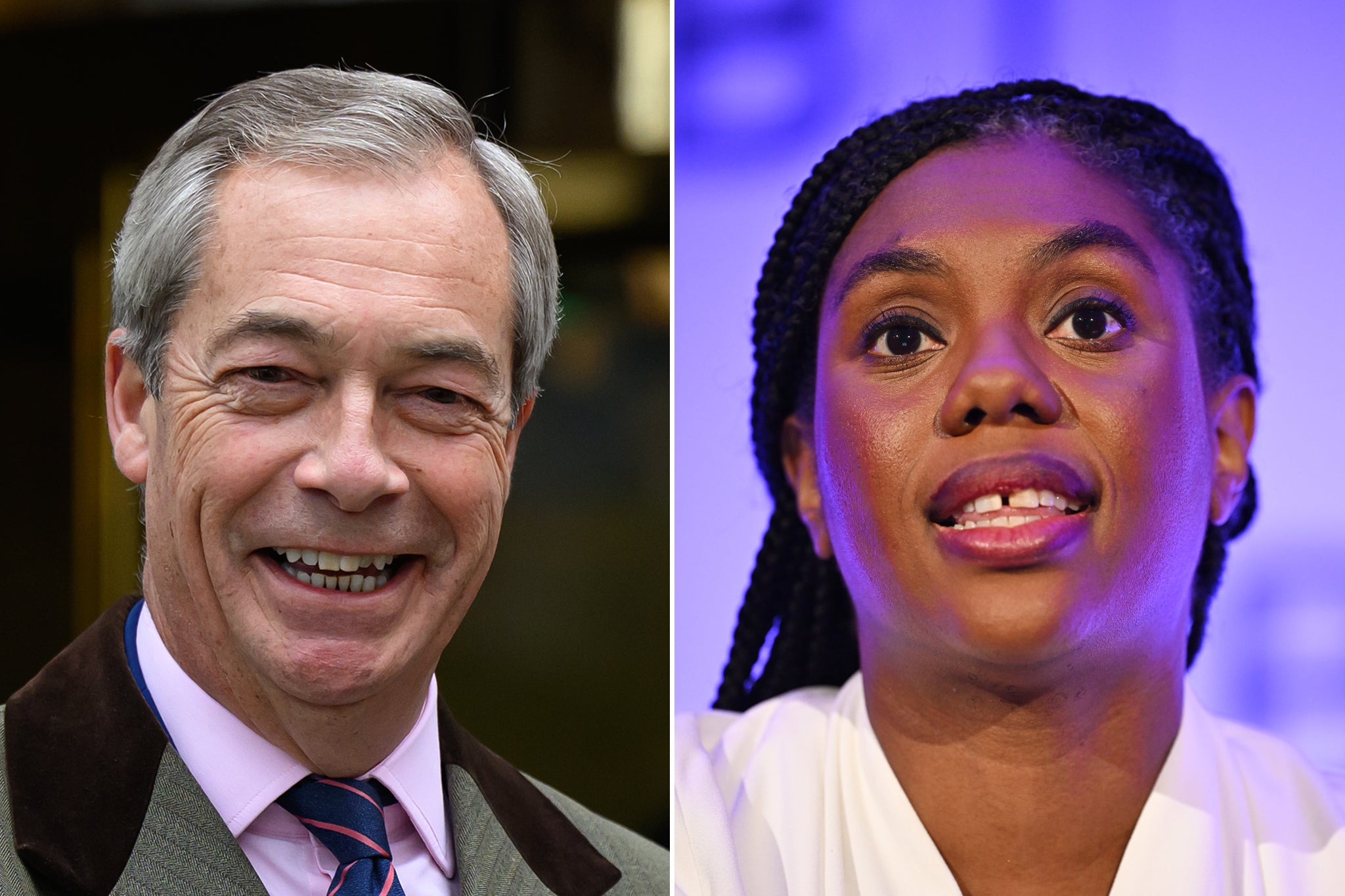 Nigel Farage and Kemi Badenoch had a Boxing Day bust-up