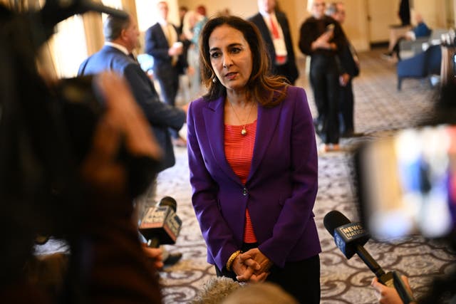 <p>Trump-allied attorney Harmeet Dhillon has launched a prolific legal campaign targeting state and local policies intended to protect transgender people </p>