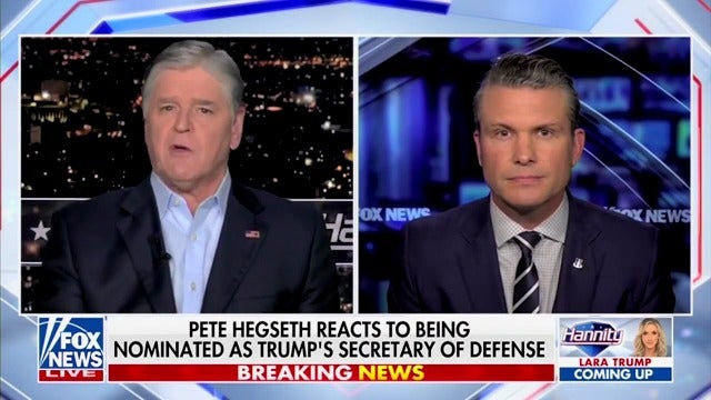 Sean Hannity interviews Pete Hegseth about his defense secretary nomination and allegations against him