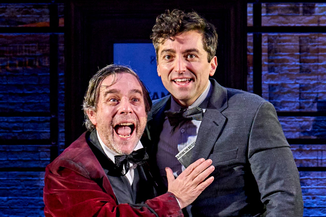 Andy Nyman as Max Bialystock and Marc Antolin as Leo Bloom in ‘The Producers’