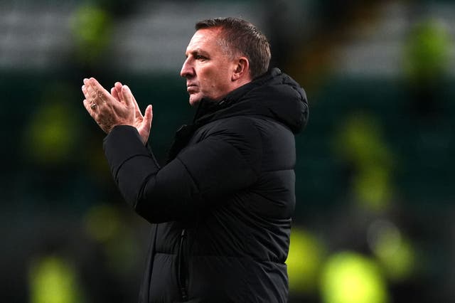 Brendan Rodgers’ Celtic took another Champions League point on Tuesday night (Andrew Milligan/PA)