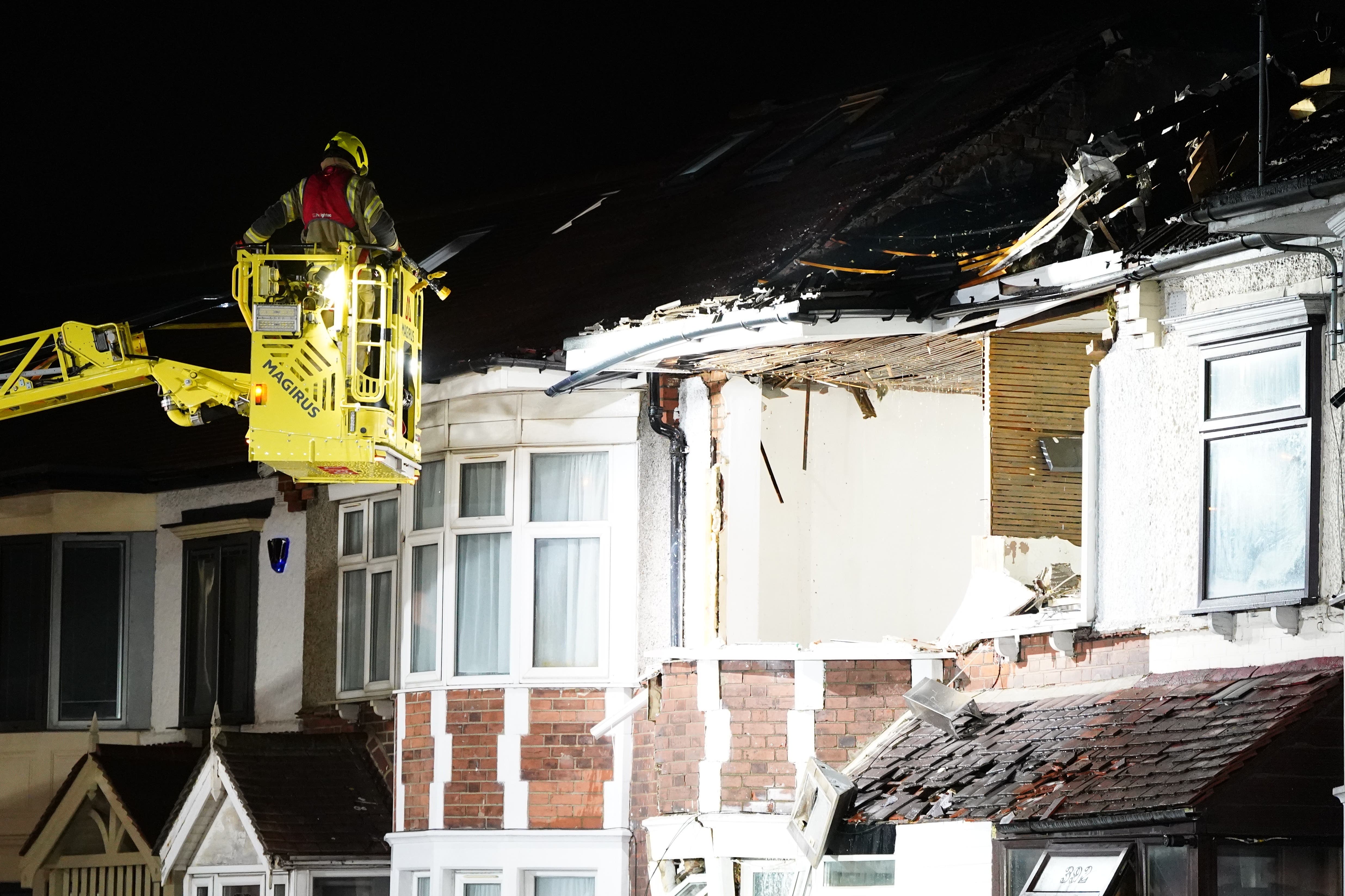 Crews from Ilford, Dagenham, Barking and surrounding fire stations were sent to the scene (Ben Whitley/PA)