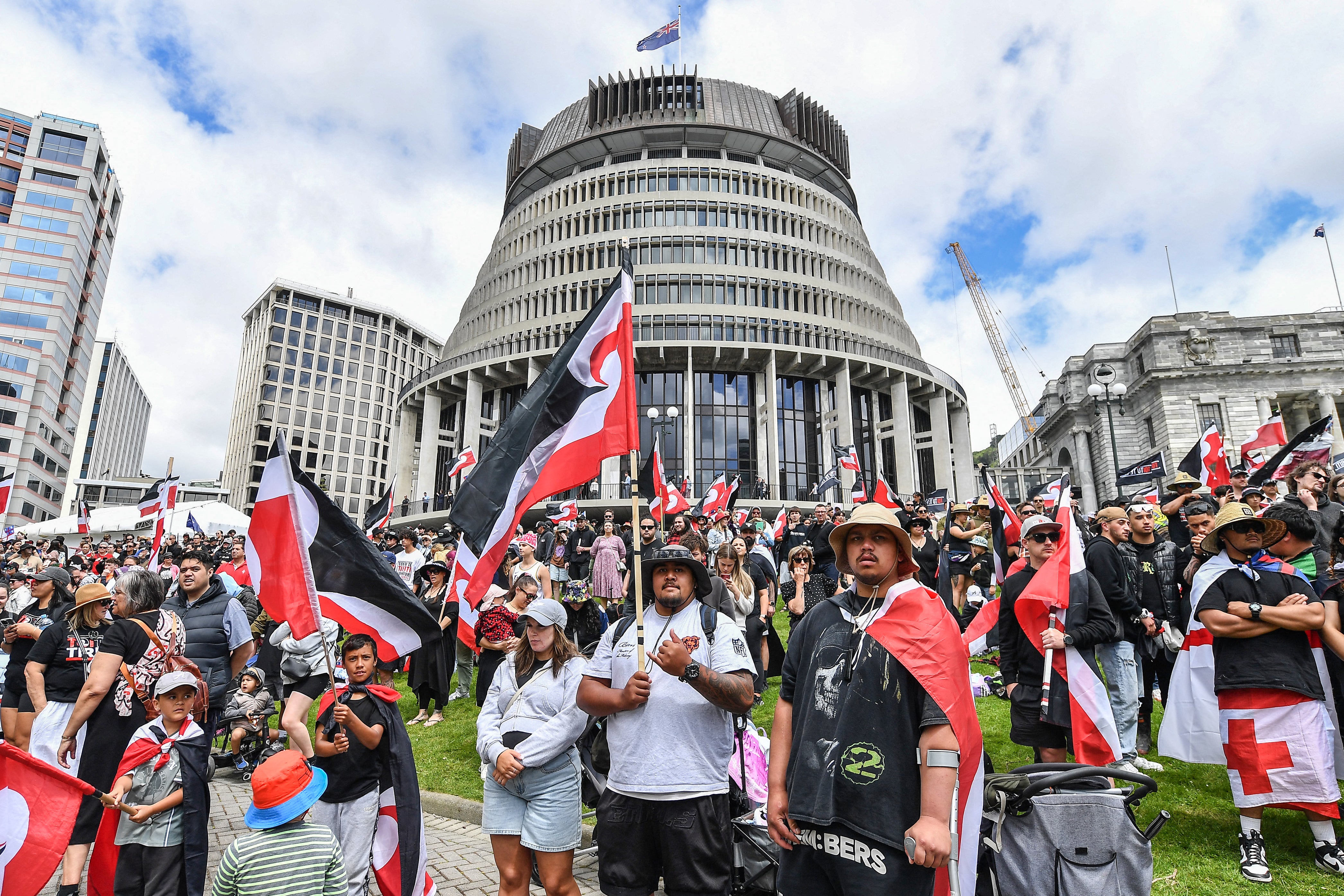 Booming Indigenous Maori ‘haka' chants rang out across New Zealand’s capital on 19 November 2024 as thousands rallied against a conservative proposal accused of stoking racial divisions