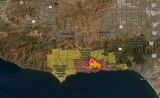 Malibu fire map: 3,000 acres of California scorched by wildfires as 20,000 evacuate