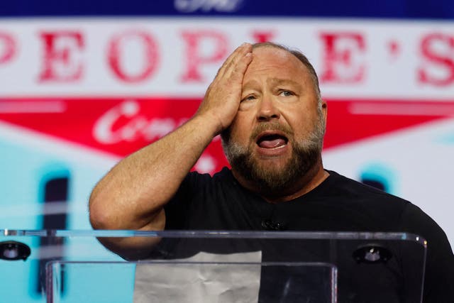 <p>A federal judge has blocked the sale of Alex Jones’ Infowars to The Onion </p>