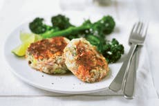 Stress relief on a plate: Try these omega-3-rich trout and dill fishcake