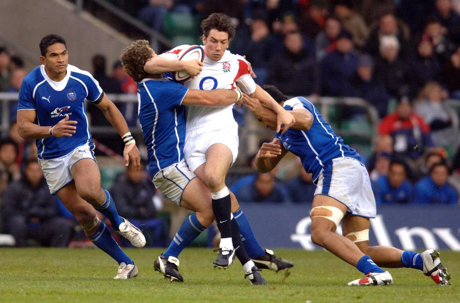 Voyce scored two tries for England against Samoa in his first Test appearance at Twickenham