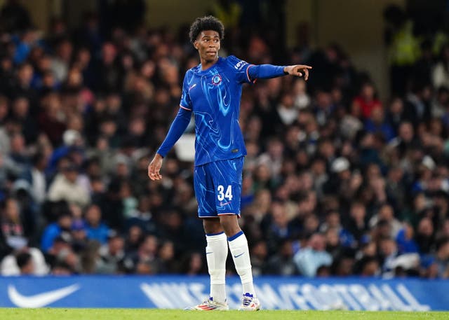 <p>Josh Acheampong is seen as a rising star at Chelsea</p>