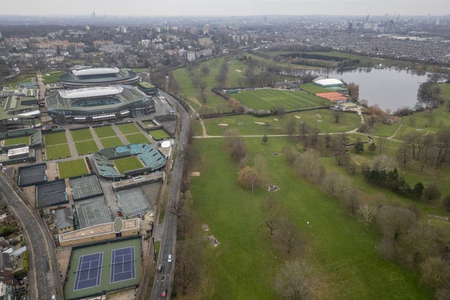 The All England Club is planning to expand into its neighbouring land (Jordan Pettitt/PA)