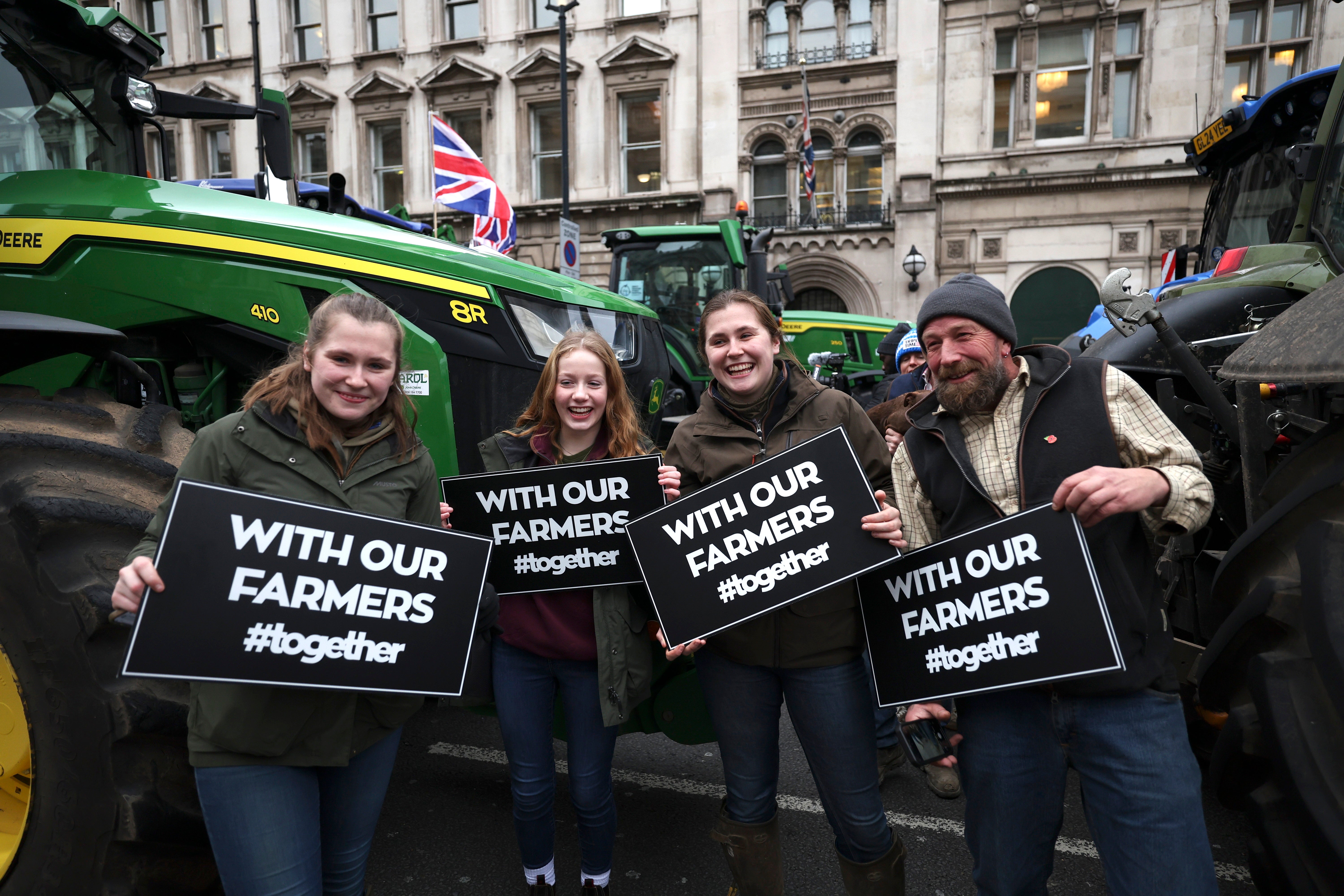 Farmer’s protest in London