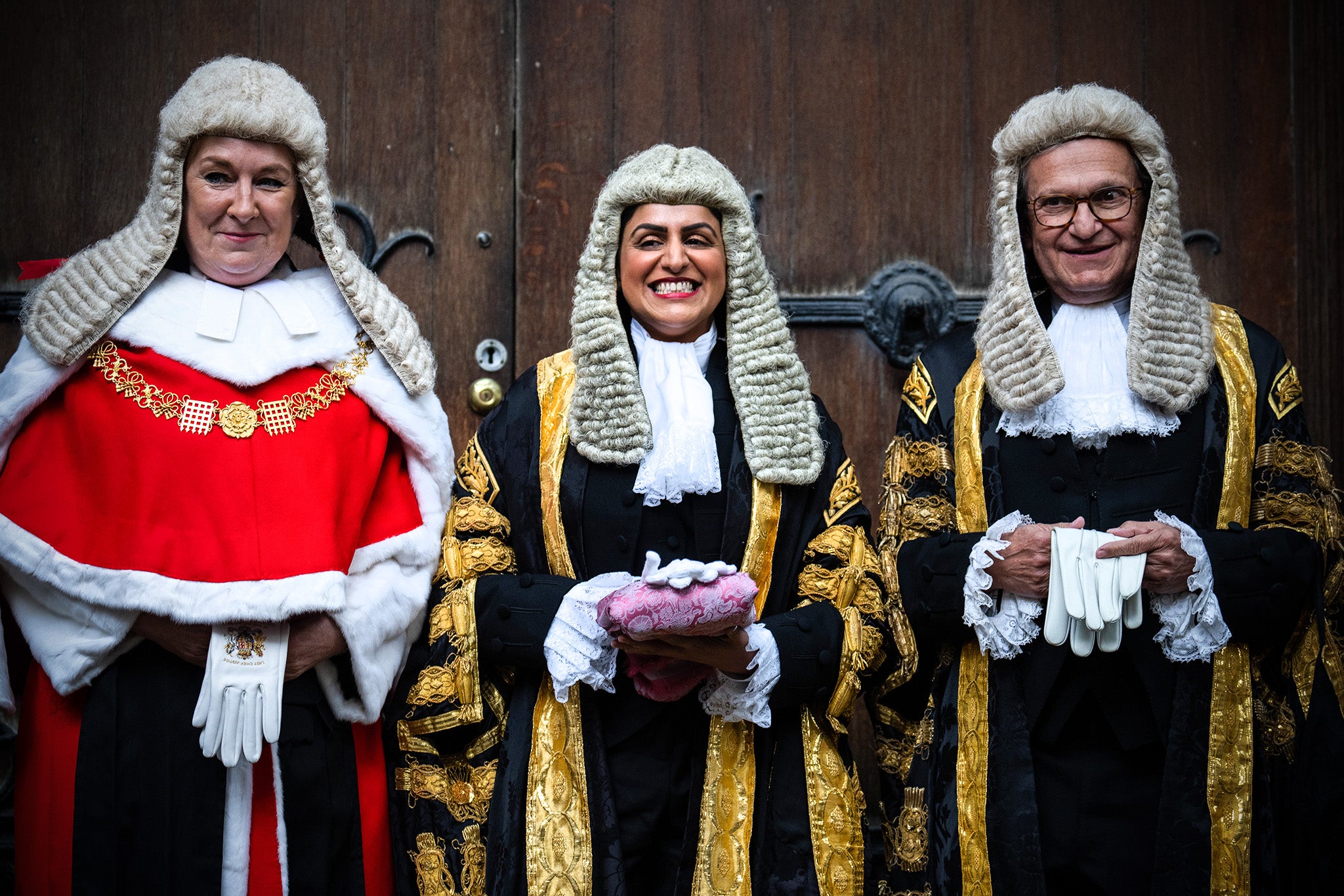 Shabana Mahmood (centre), a barrister, is Sir Keir Starmer’s justice secretary