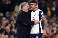 Ange Postecoglou reveals apology from Cristian Romero after criticising Tottenham