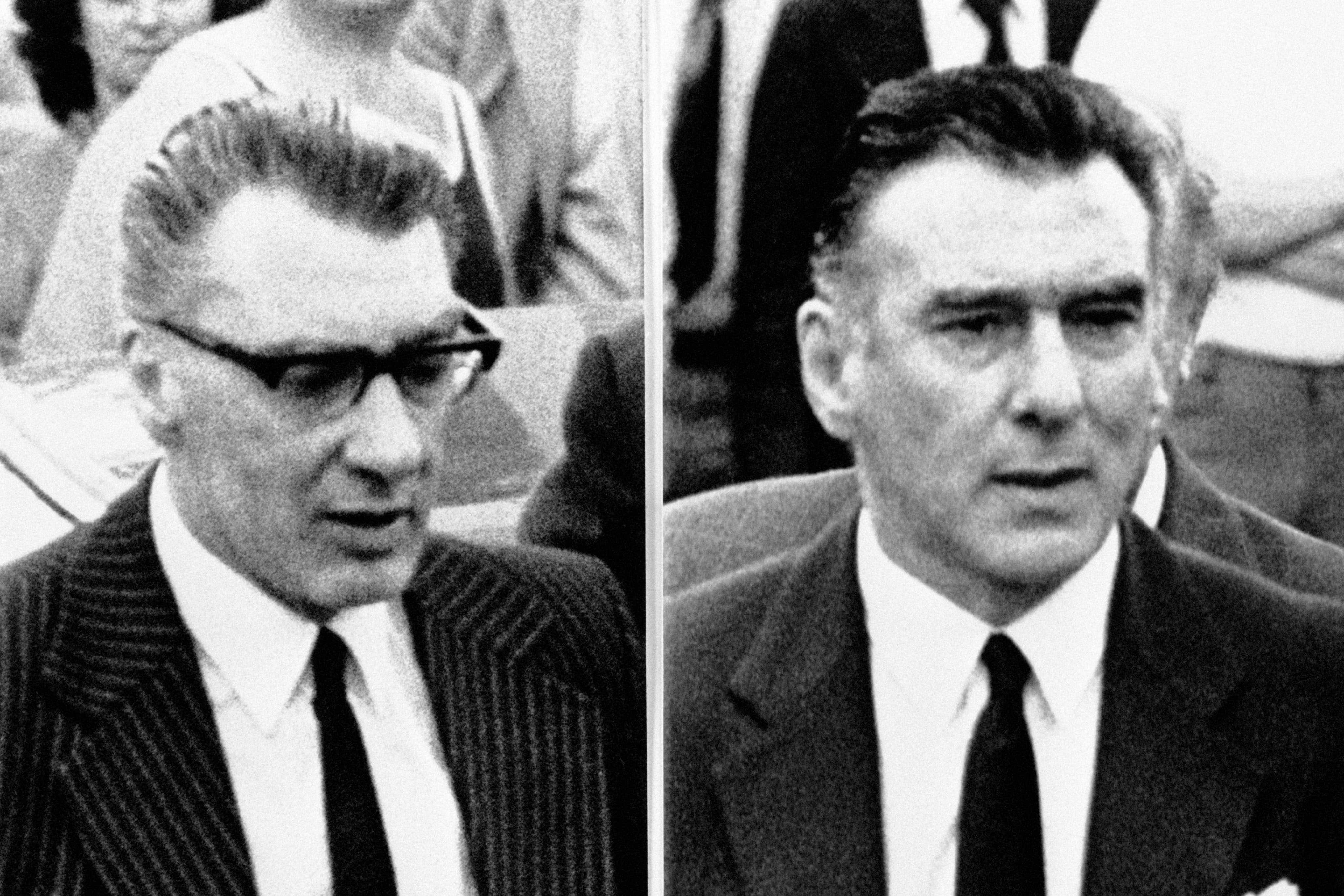 Gangsters Ronnie (left) and Reggie Kray were mentioned in the Lords by Lord Hamilton of Epsom (PA)