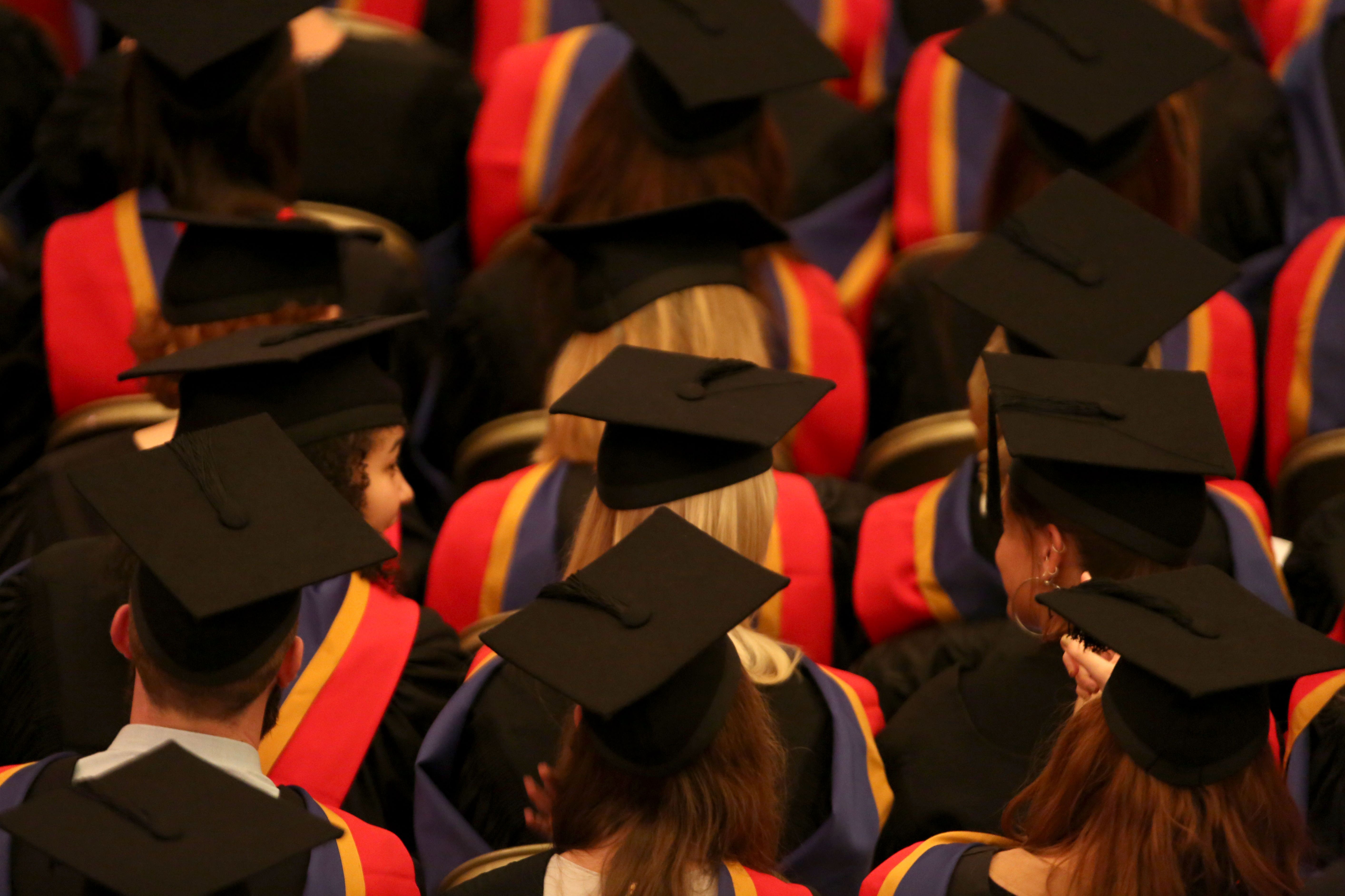 The number of international students accepting places on UK degree courses via Ucas has fallen (Chris Radburn/PA)