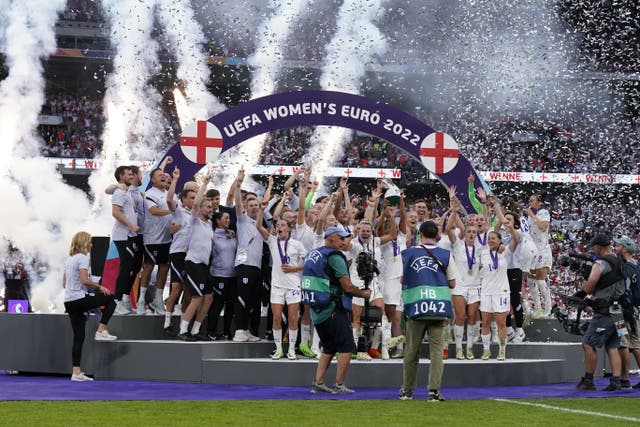 The Lionesses will bid to defend their European crown in July at Euro 2025 in Switzerland (Danny Lawson/PA)