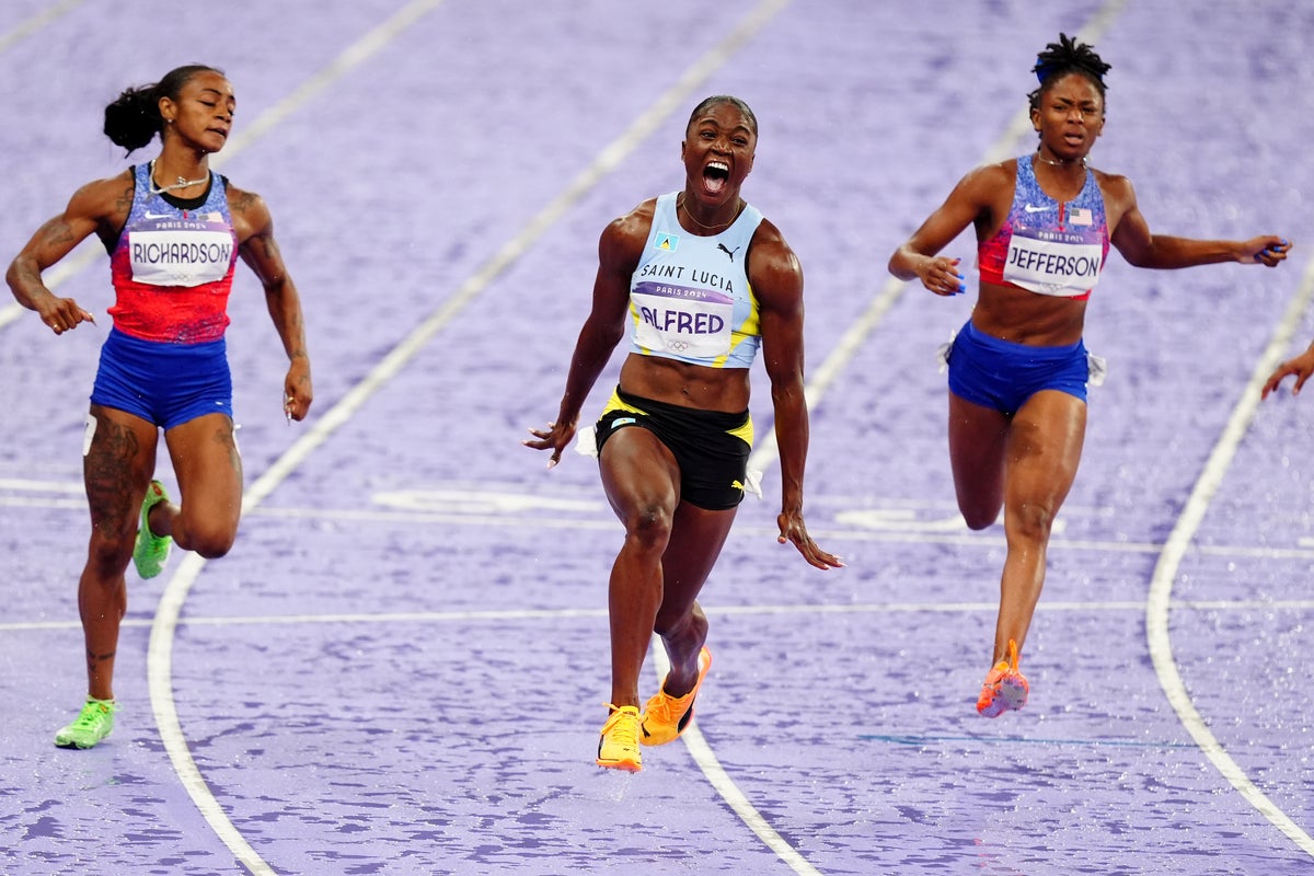 LA Olympics to feature women&rsquo;s 100m final on day one in event shakeup