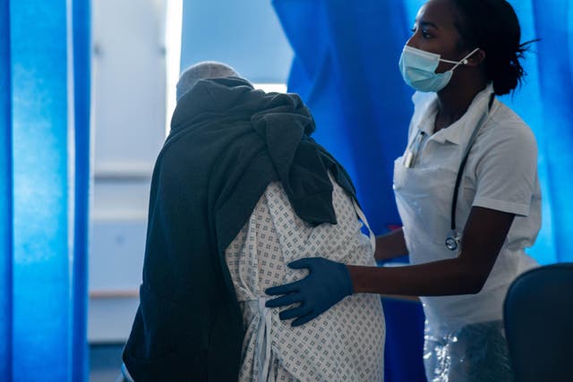 <p>There has been a significant rise in the number of people in hospital with flu compared to last week, according to new NHS figures</p>