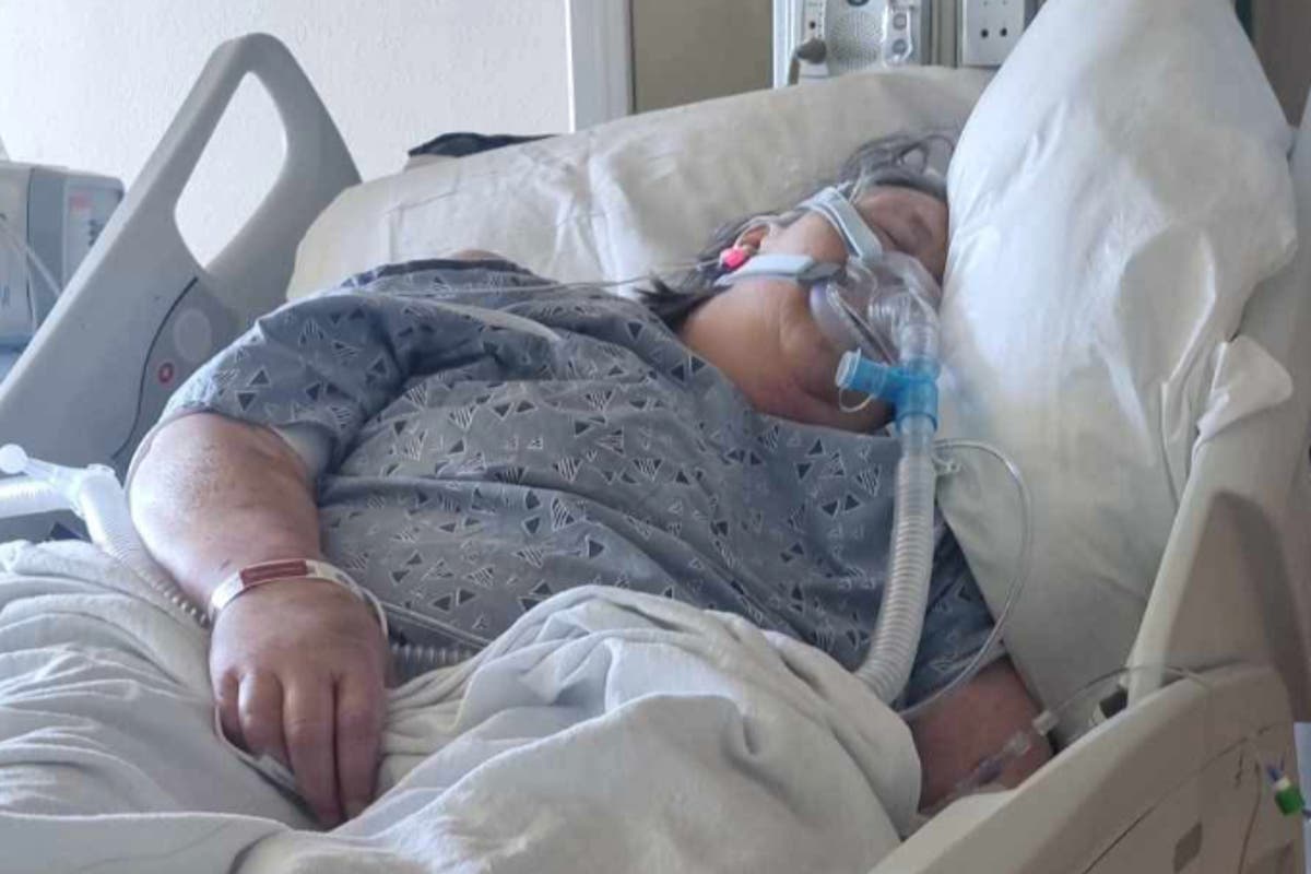 Brit grandmother who caught Covid stuck in US hospital after not taking out cover