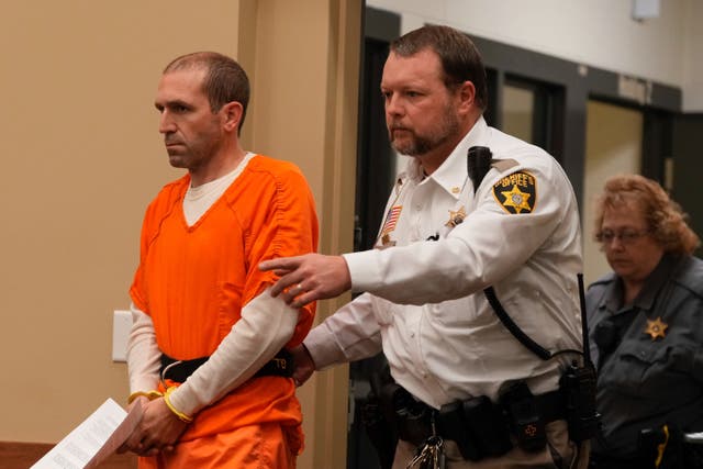 <p>Ryan Borgwardt appears in a Green Lake County courtroom Wednesday, Dec. 11, 2024, in Green Lake. (AP Photo/Morry Gash)</p>