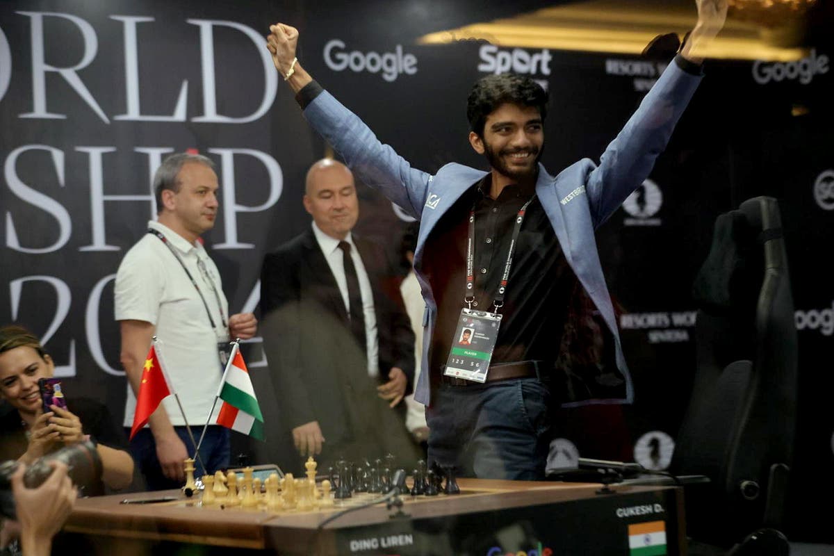 Indian teen credits Carlsen as he becomes youngest ever world chess champion