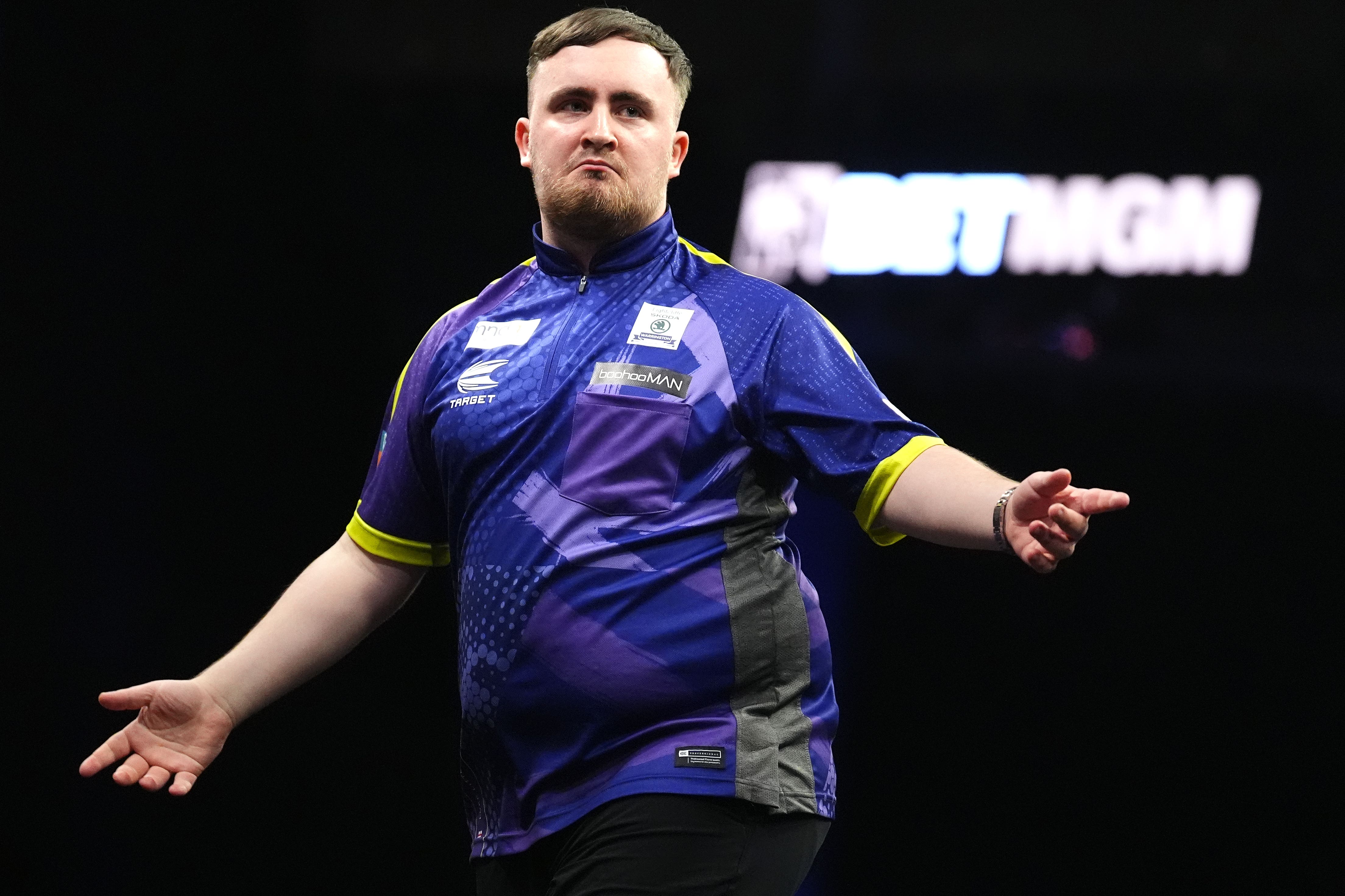 Luke Littler has helpled take darts to the mainstream after a stunning 2024 (Zac Goodwin/PA)