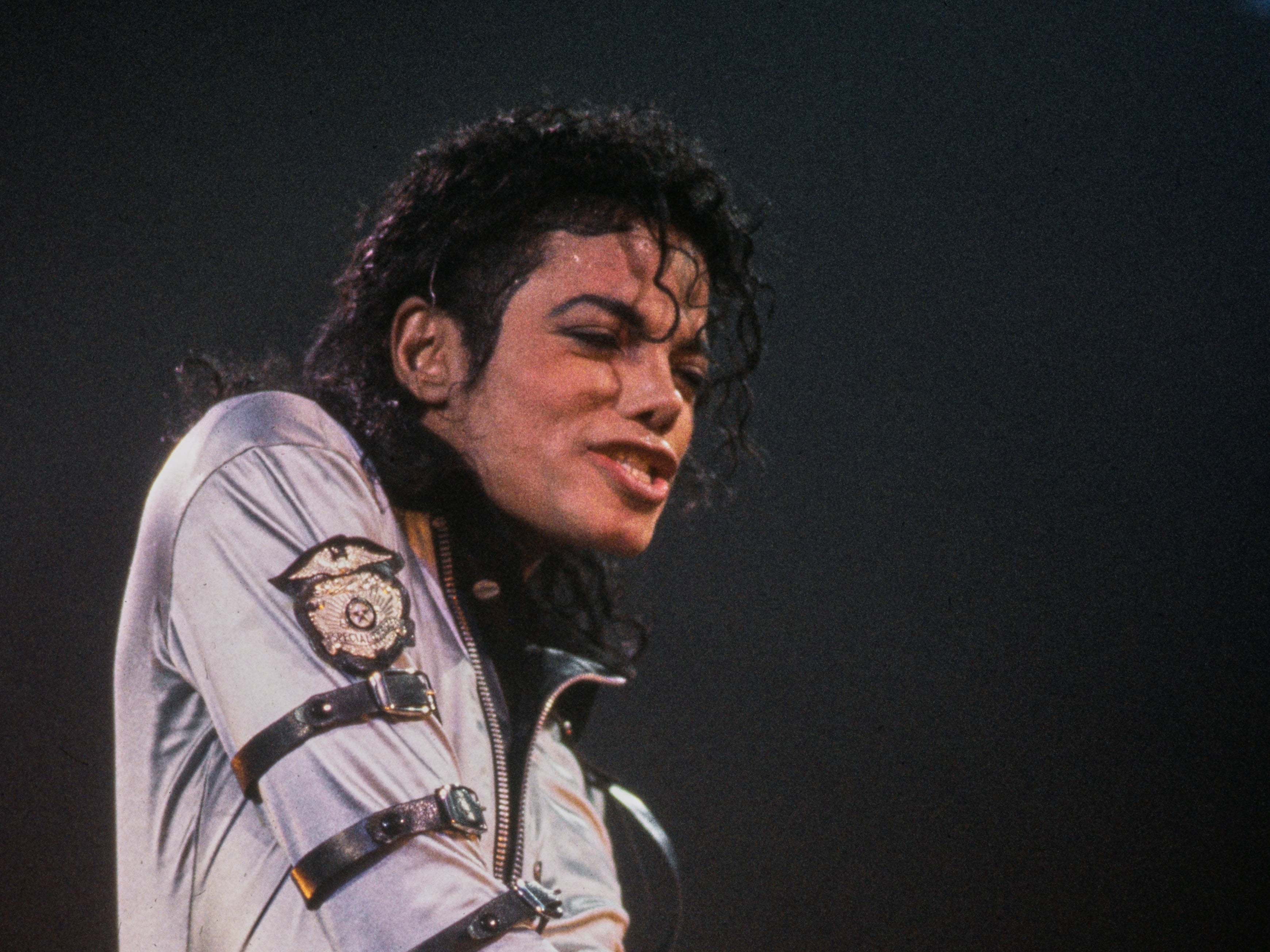 Michael Jackson in 1989 during the ‘Bad’ tour