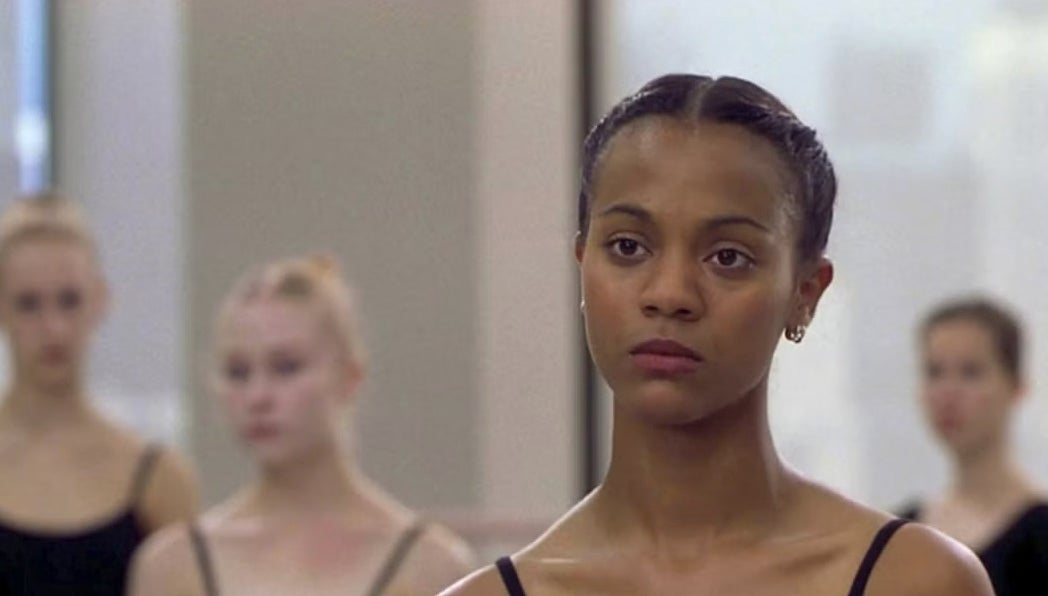 It was Zoe Saldaña’s performance as Eva, a gum-snapping ballerina in 2000’s ‘Centre Stage’, that launched her film career