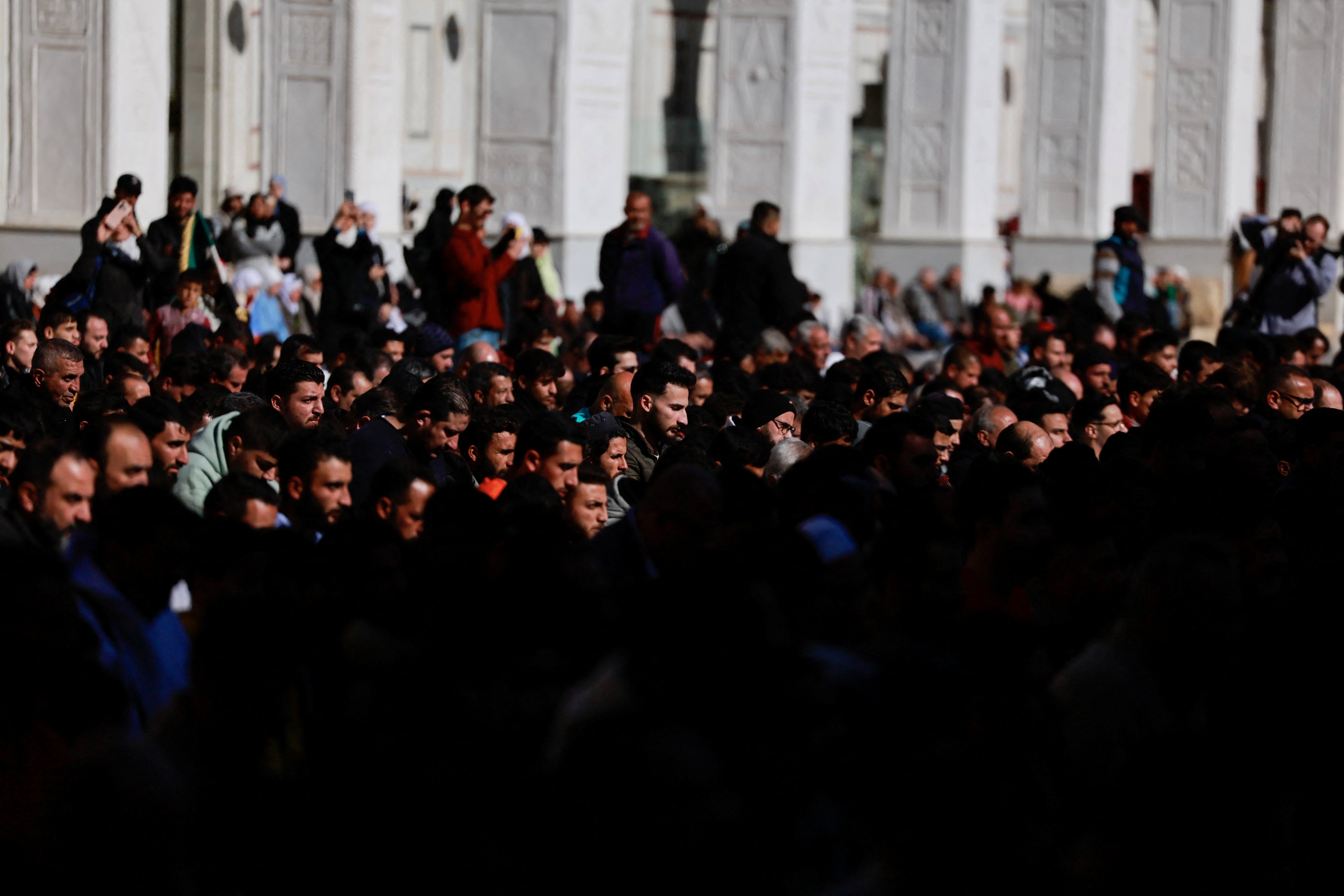 It was the first Friday morning prayers after the fall of the Assad regime