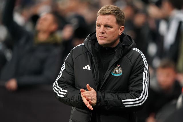 Newcastle boss Eddie Howe admits he faces a challenge to persuade his player the club is still on track (Owen Humphreys/PA)