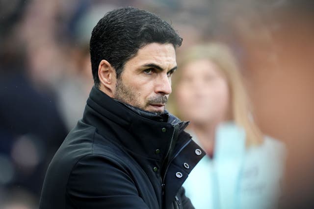 Arsenal manager Mikel Arteta says the search for a new sporting director will not affect the club (Adam Davy/PA)