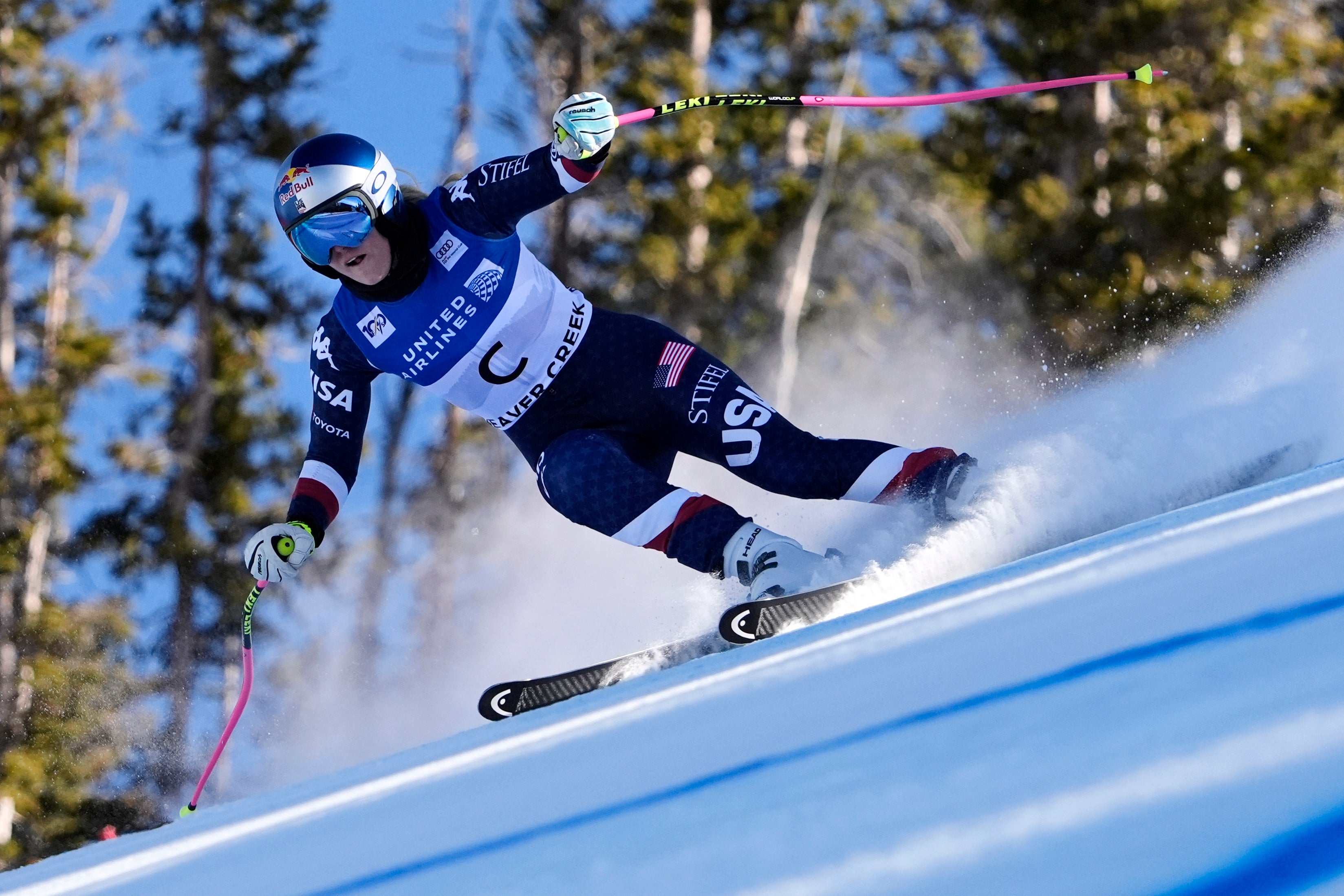 Lindsey Vonn has returned to World Cup racing for the first time in six years