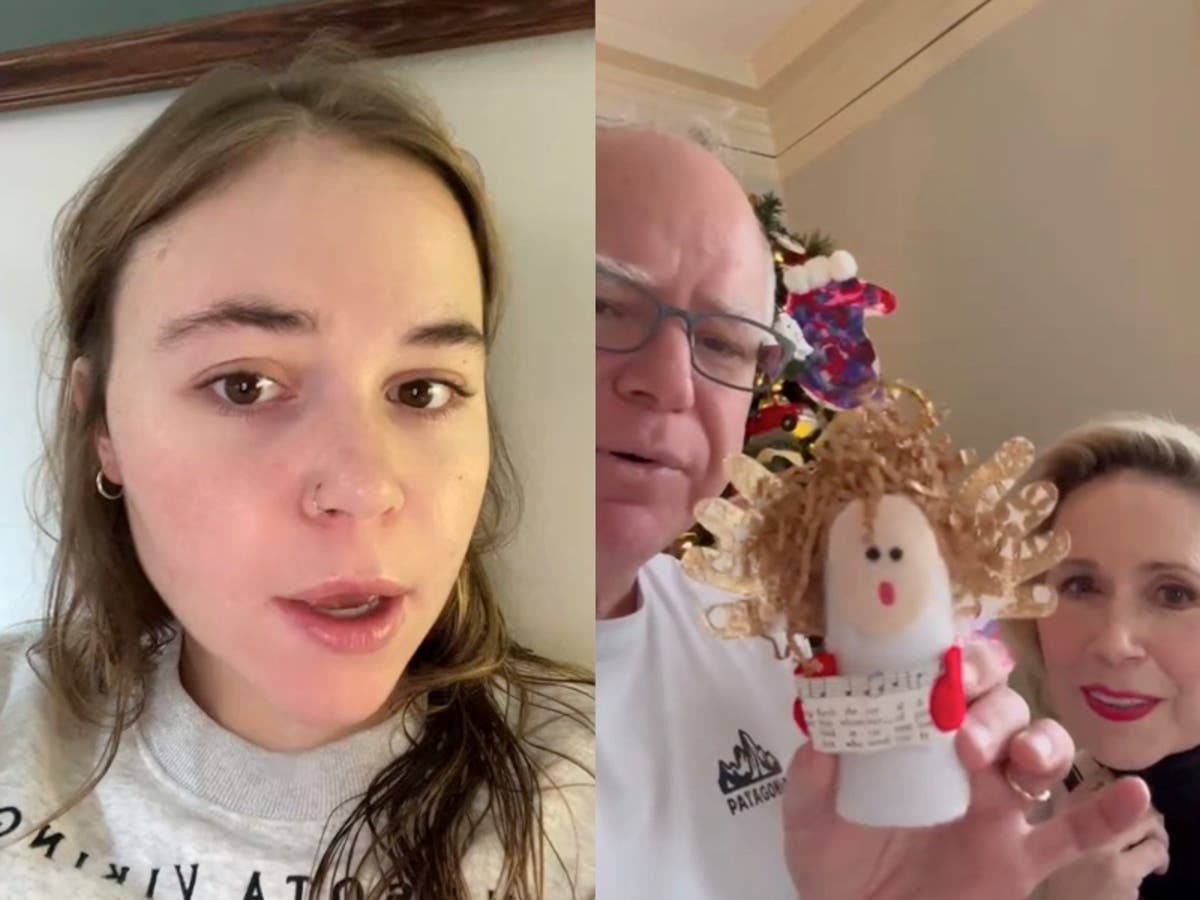 Hope Walz posts ‘wholesome’ clip of Tim and Gwen Walz decorating their Christmas tree Hope Walz posts ‘wholesome’ clip of Tim and Gwen Walz decorating their Christmas tree