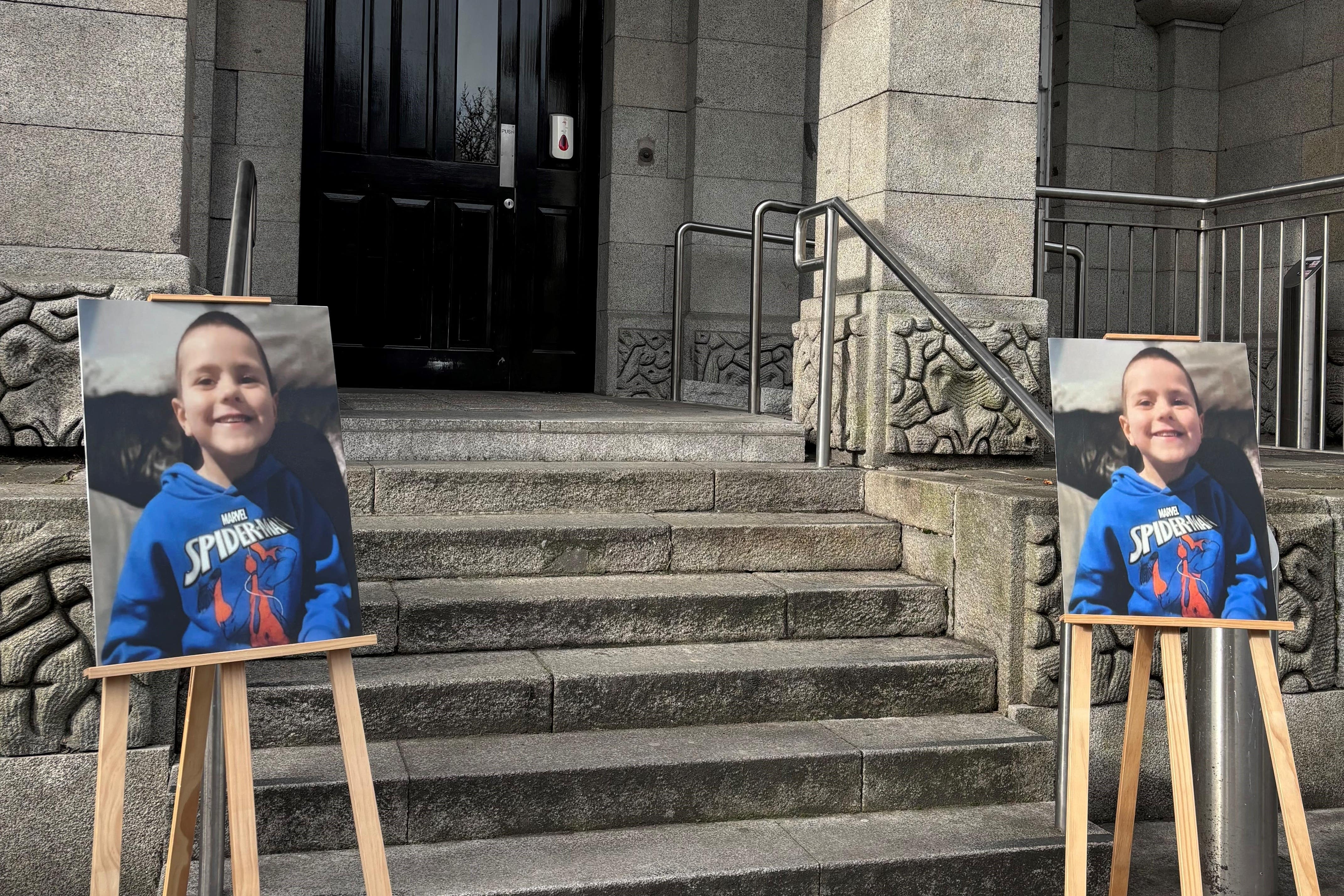 Photos Kyran Durnin outside Dundalk Garda Station (PA)