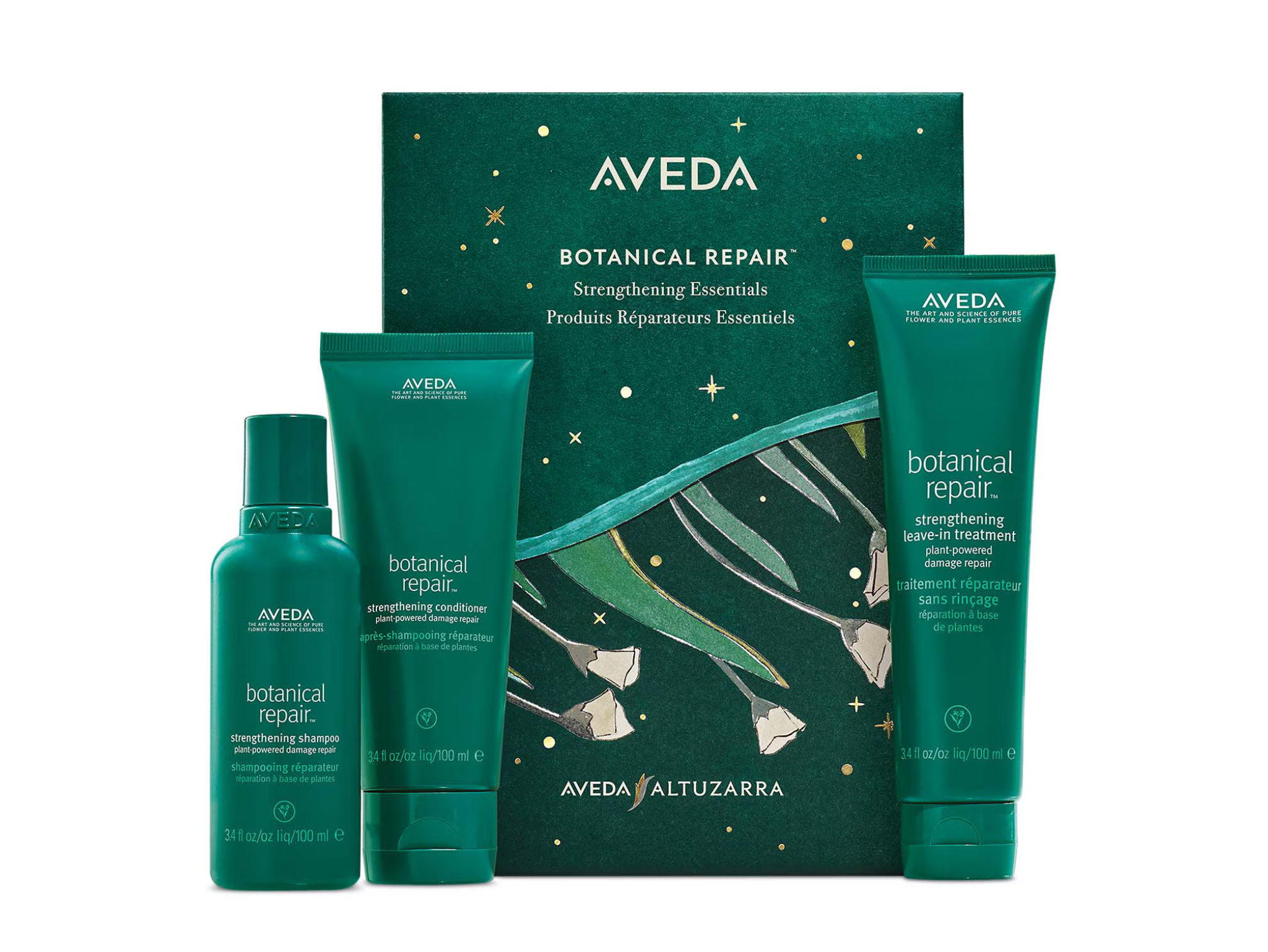 best beauty gift sets aveda Botanical Repair™ strengthening essentials gift set indybest