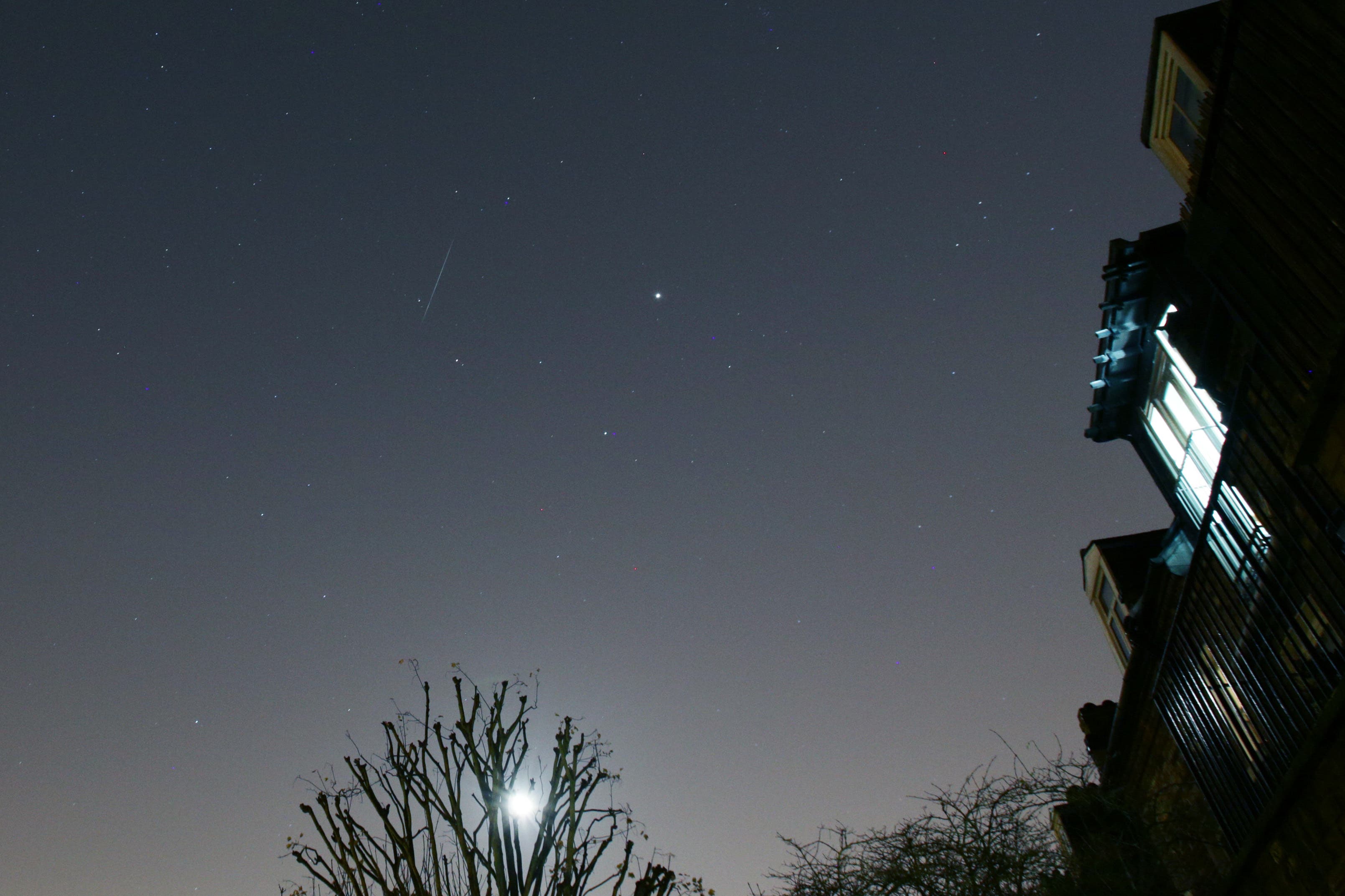 The Geminids meteor shower is expected to peak some time between December 14 and 15 (Yui Mok/PA)