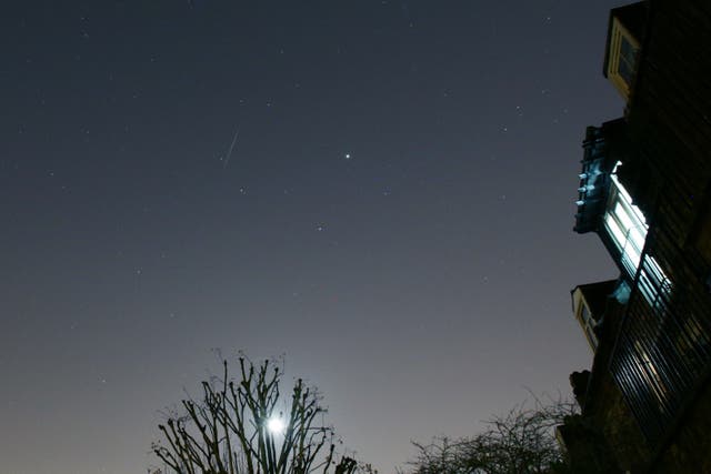 The Geminids meteor shower is expected to peak some time between December 14 and 15 (Yui Mok/PA)