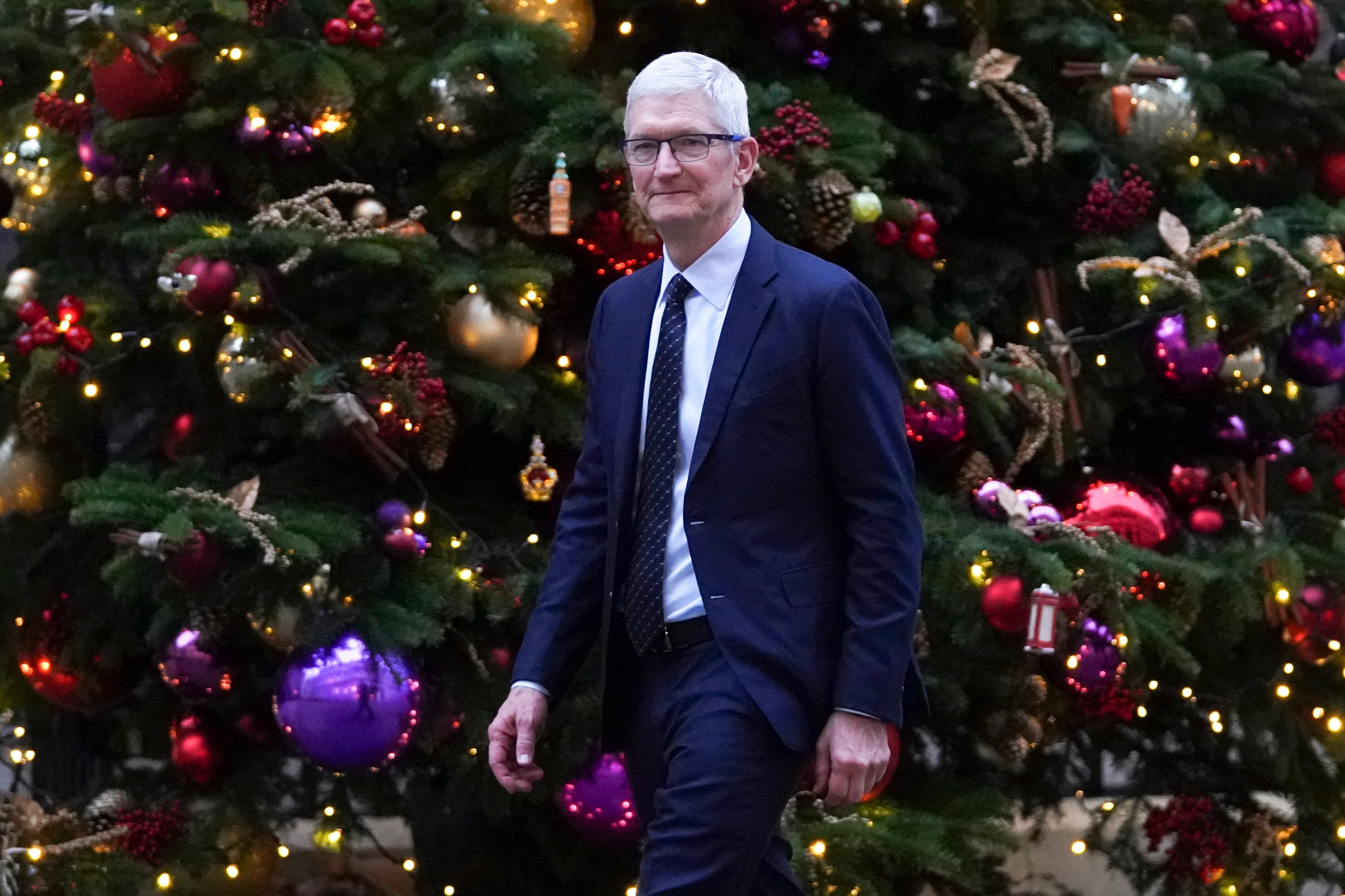 Tim Cook has also met with UK Prime Minister Sir Keir Starmer in recent months