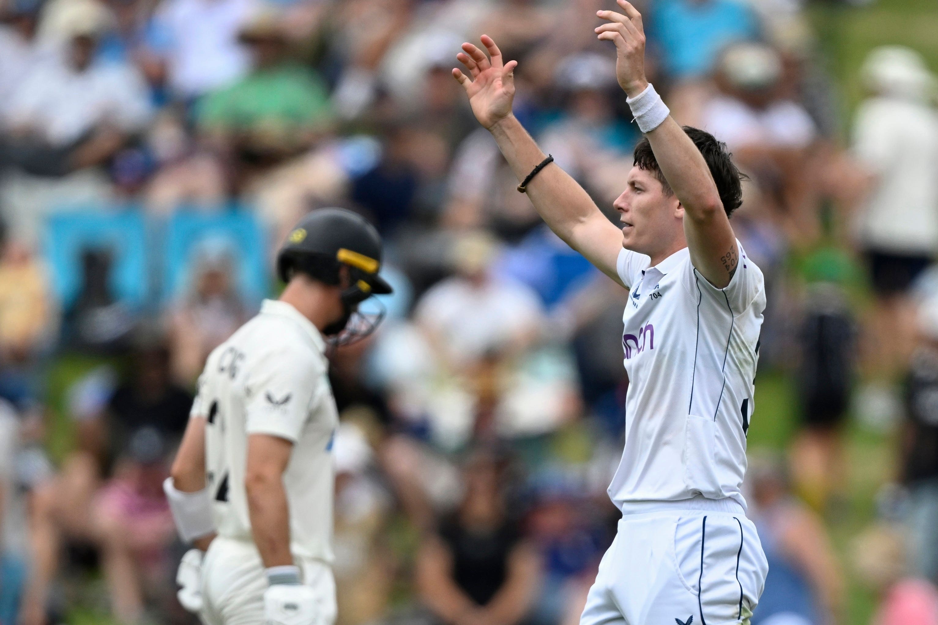 Matthew Potts took three wickets on the opening day