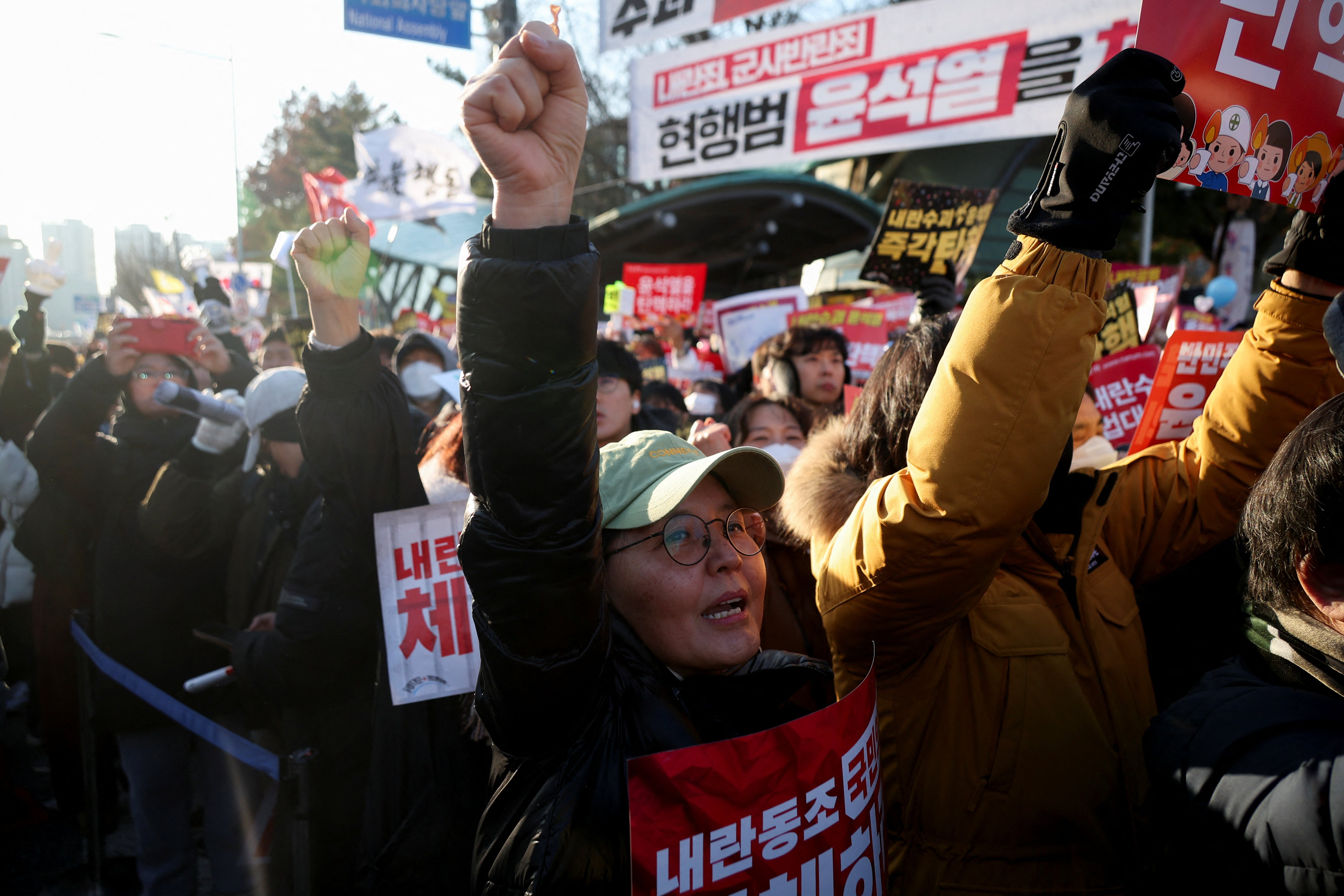 Rally calling for the impeachment of South Korean President Yoon Suk Yeol