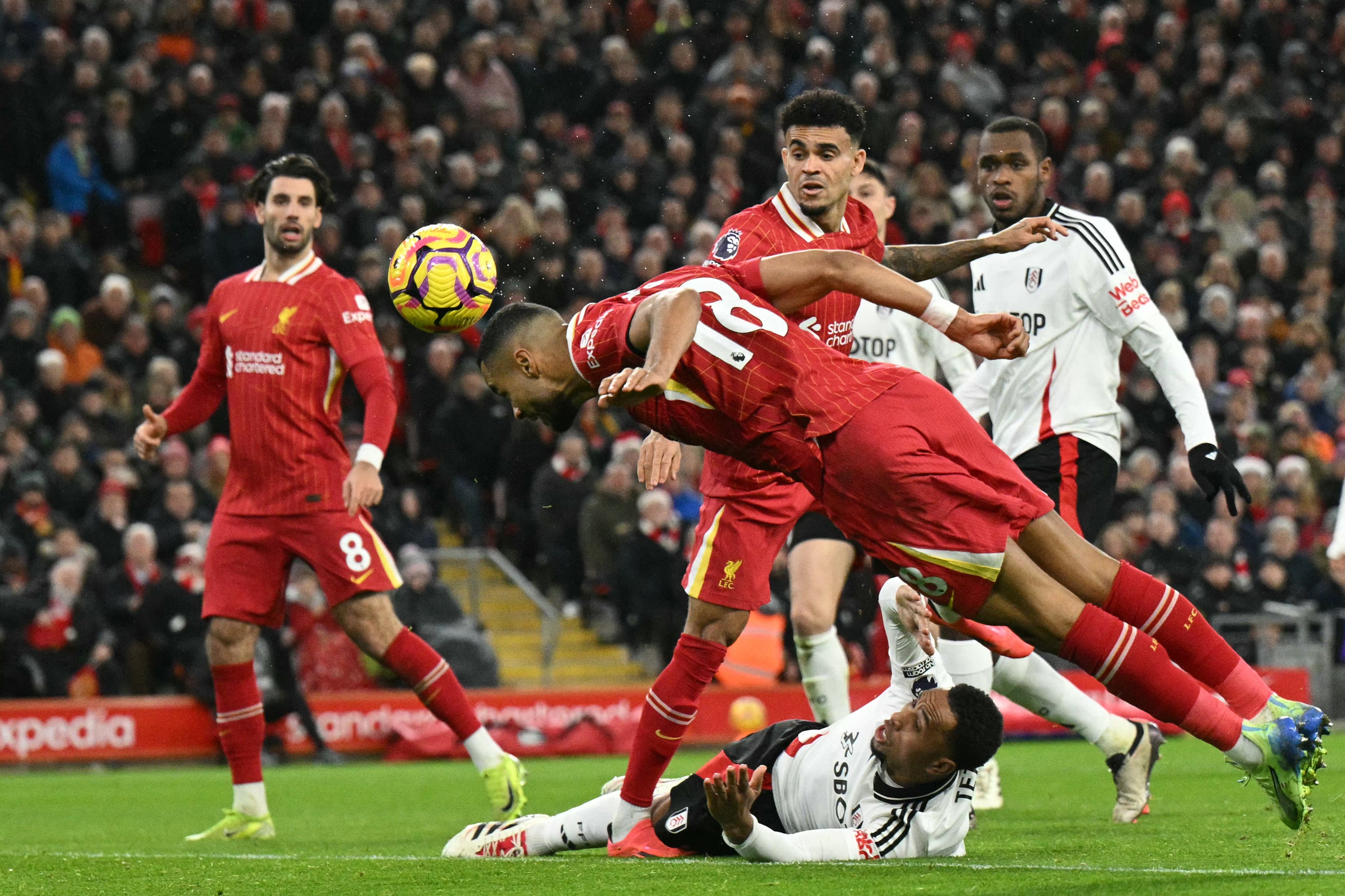 Gakpo’s diving header had brought Liverpool level early in the second half