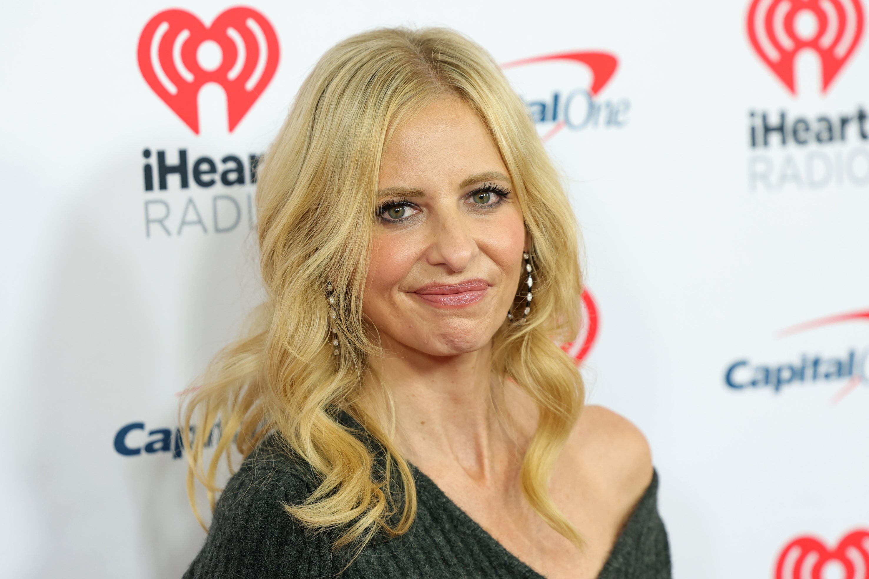 Sarah Michelle Gellar attending iHeartRadio’s Jingle Ball in New York on December 13, 2024