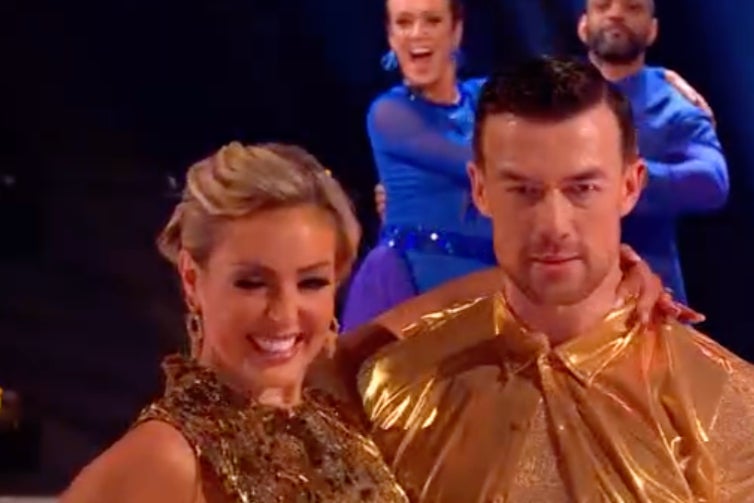 Amy Dowden dancing in the ‘Strictly’ final