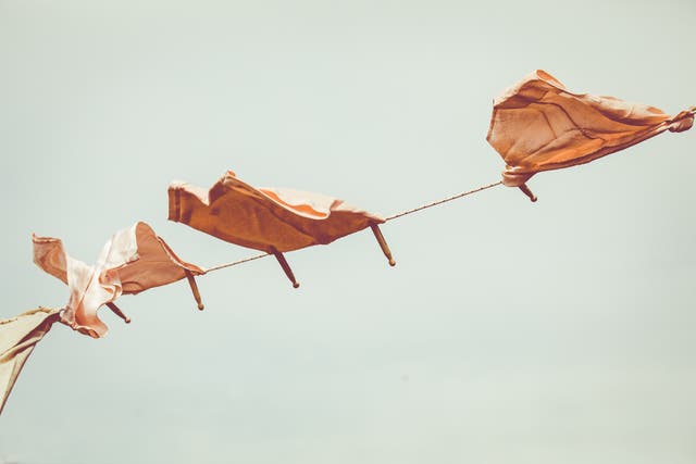 <p>Profits on the line: It is reassuring to know that M&S and its pants are managing to keep up</p>
